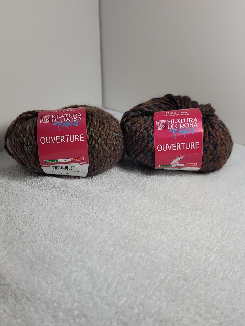 Ouverture Brown Blended Yarn - 2- Skeins NWT